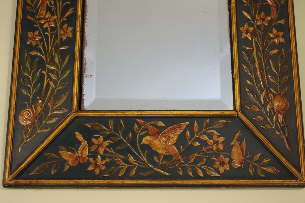 Painted and Parcel-Gilt Wall Mirror View III