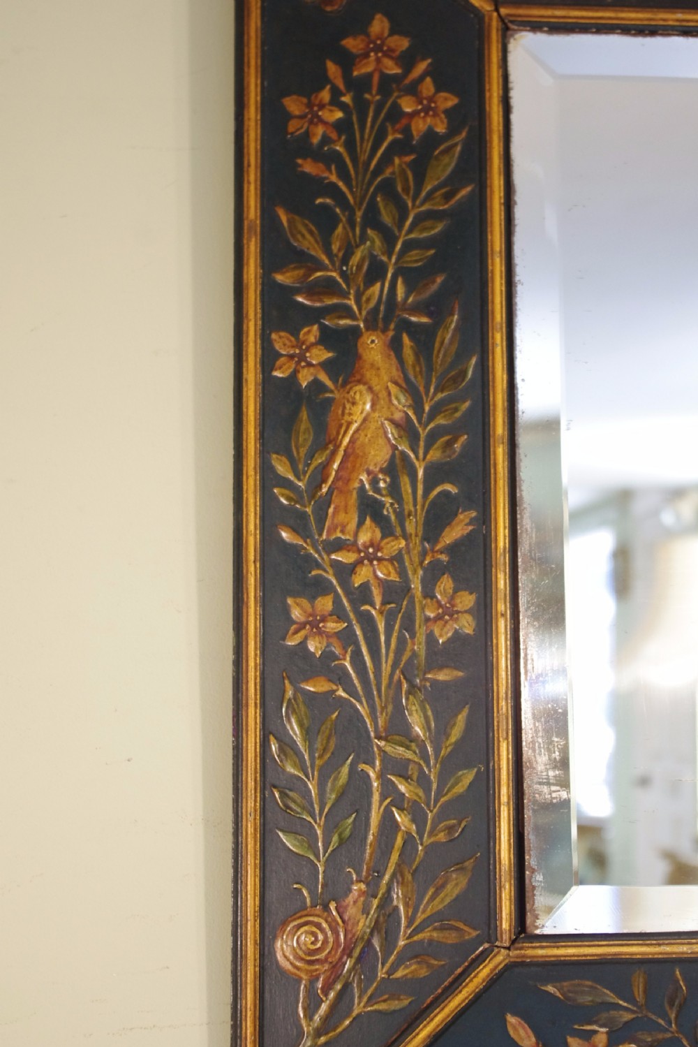 Painted and Parcel-Gilt Wall Mirror View V
