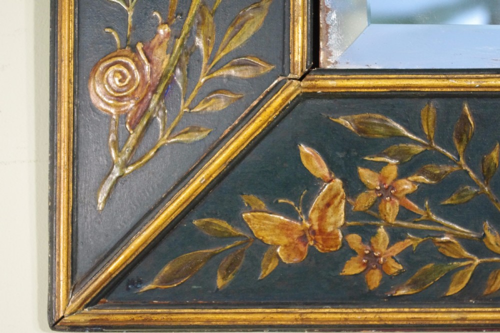 Painted and Parcel-Gilt Wall Mirror View VI