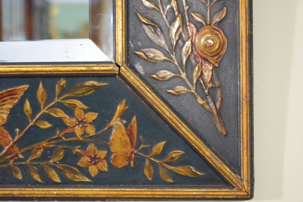 Painted and Parcel-Gilt Wall Mirror View VII