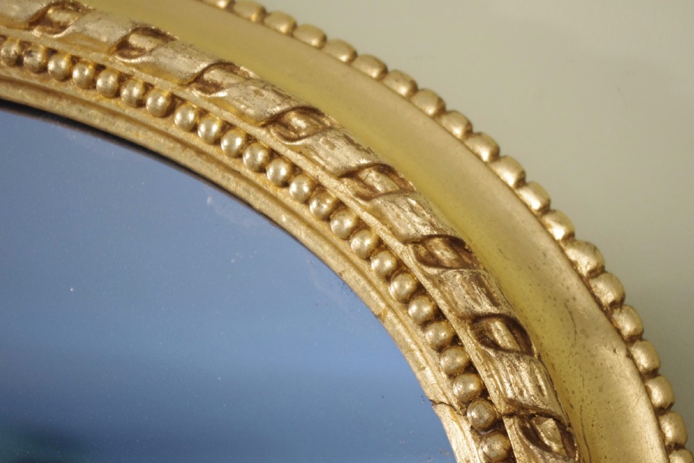 Large Gilt Arch Top Overmantle Mirror View VII