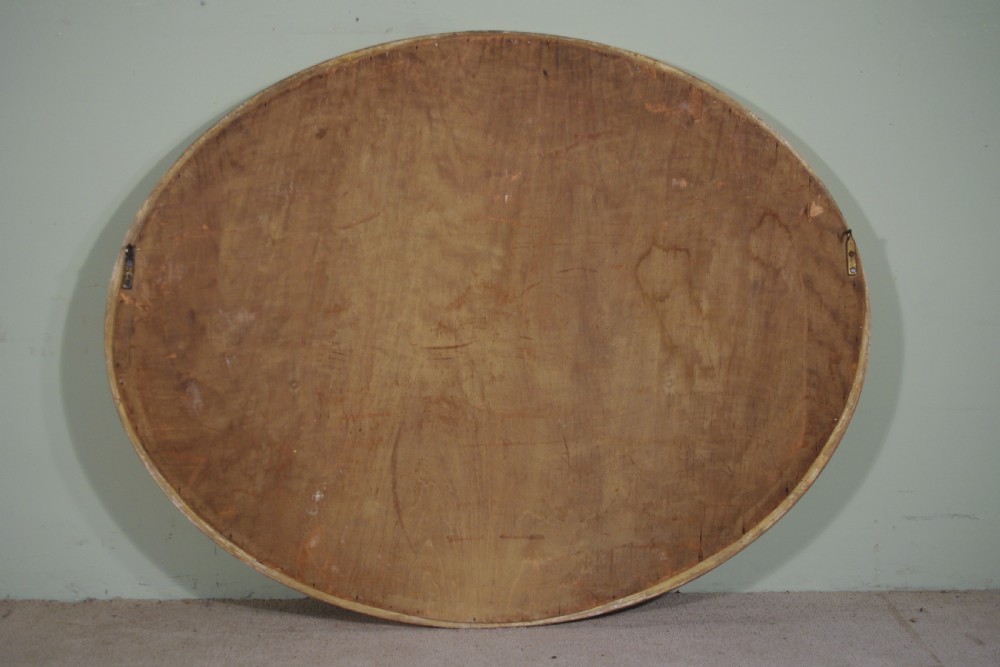 Large Oval Gilt Wall Mirror View VIII