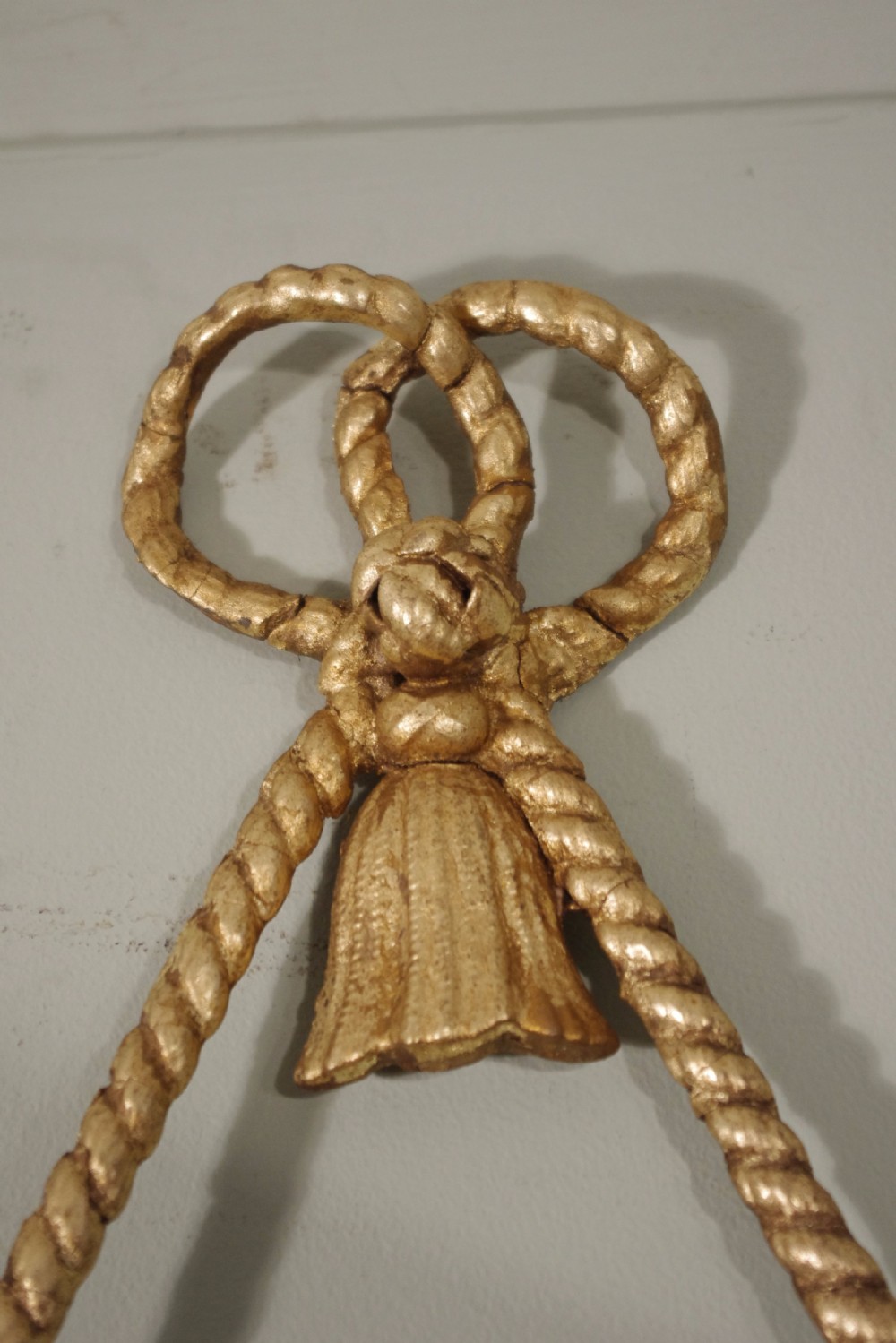 Pair of Gilt Rope Twist Girandole Mirrors View VII