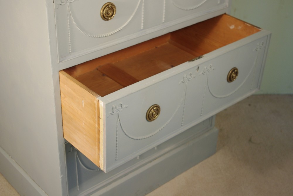Painted Tall Six Drawer Chest View VIII