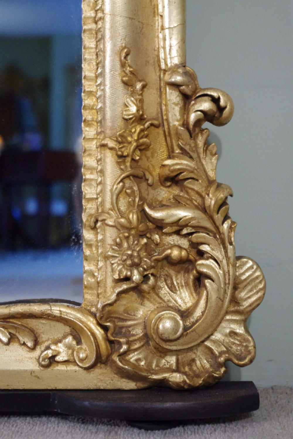 Victorian Gilt Large Overmantle Mirror View IX