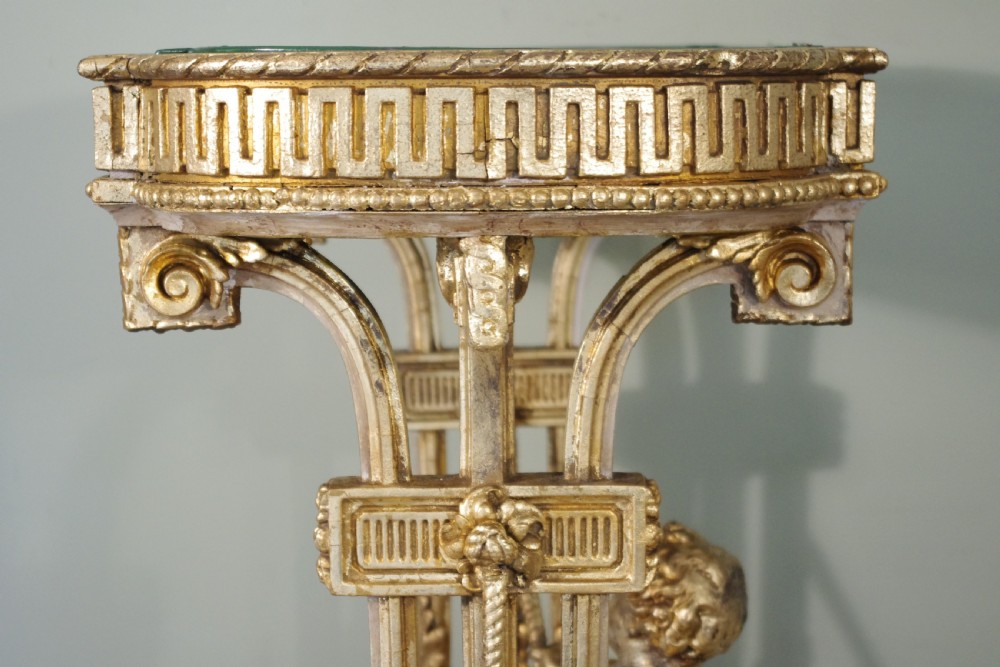 19th Century Painted and Parcel-Gilt Cherub/Putto Jardeniere/Planter View VII