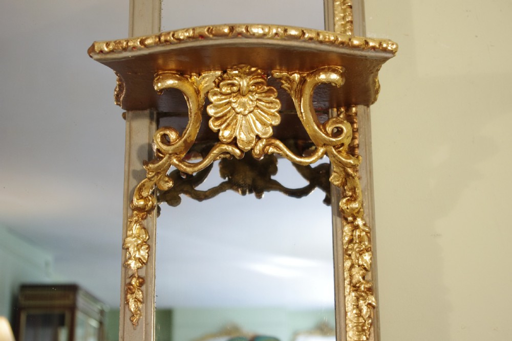 Large Victorian Painted and Parcel-Gilt Overmantle Mirror View VII