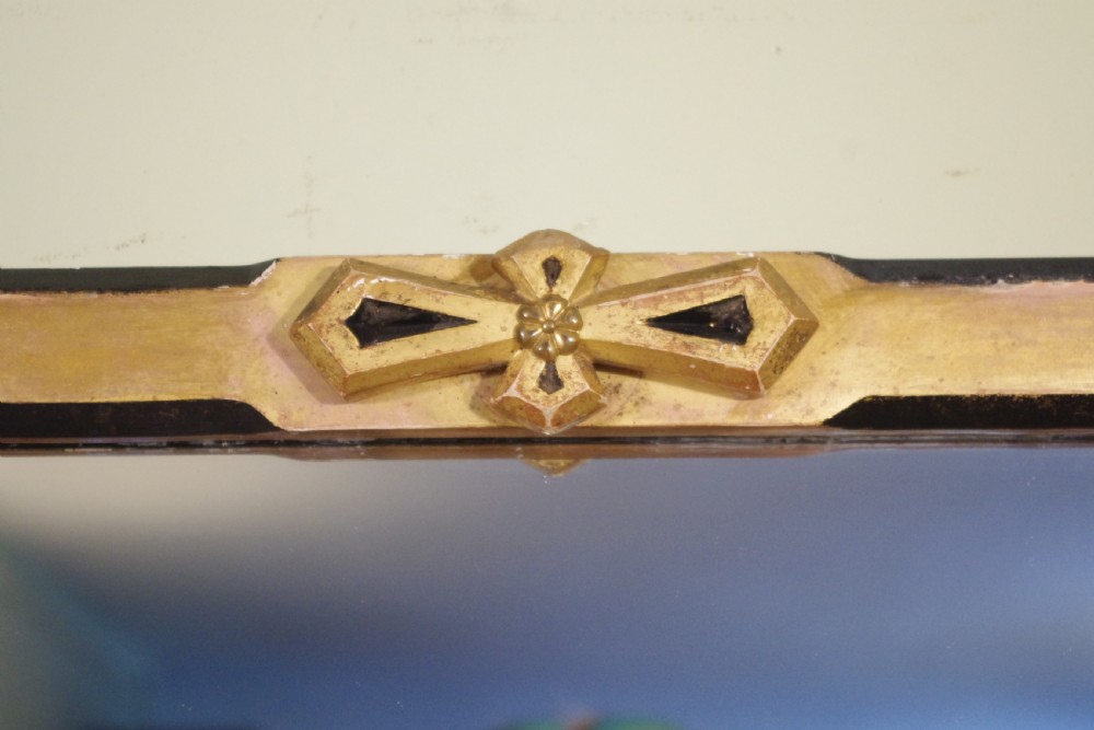 Gilt Arts and Crafts Large Overmantle Mirror View V