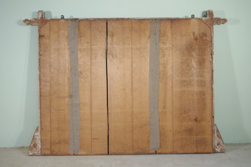 Gilt Arts and Crafts Large Overmantle Mirror View VIII