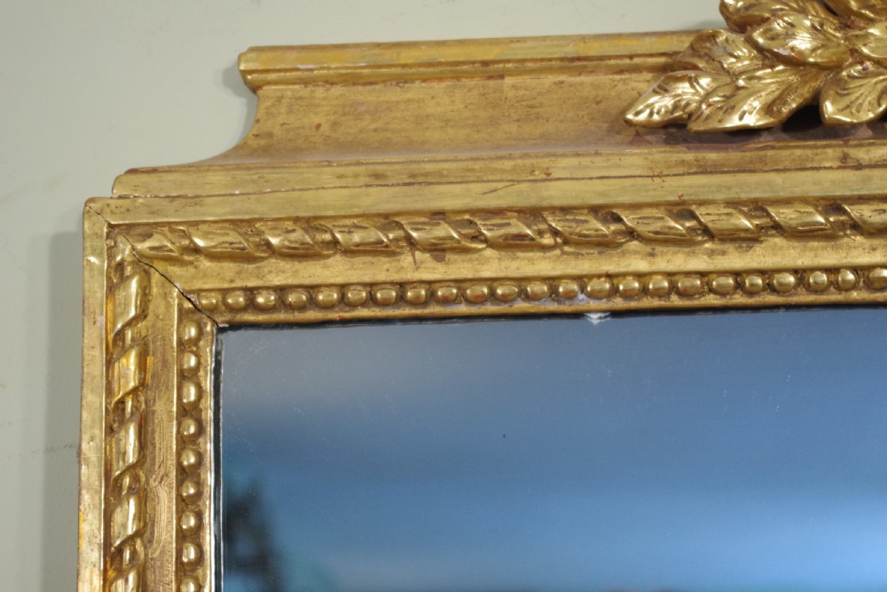 French Large Gilt Overmantle/Wall Mirror View V