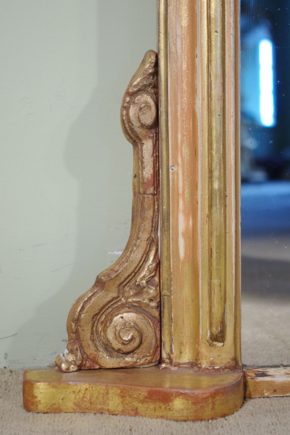 Gilt Large Overmantle Mirror View VI