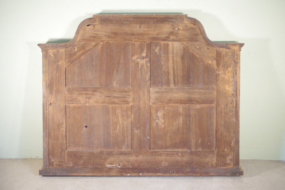 English Victorian Gilt Large Overmantle Mirror View XI