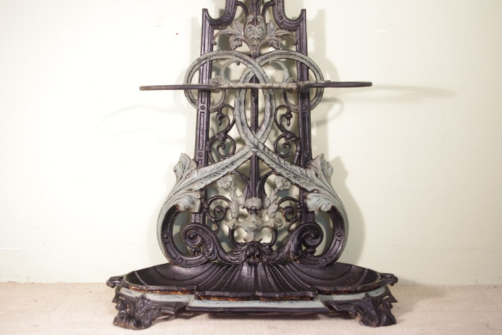 Art Nouveau Cast Iron Hall Stand View III