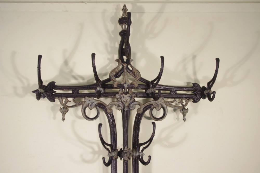 Art Nouveau Cast Iron Hall Stand View IV