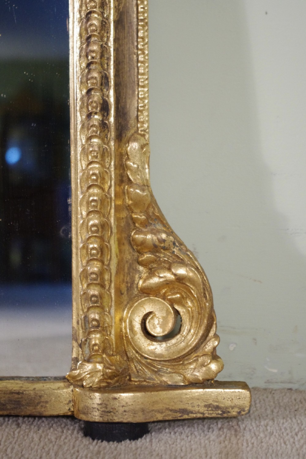 Victorian Gilt Overmantle Mirror View V
