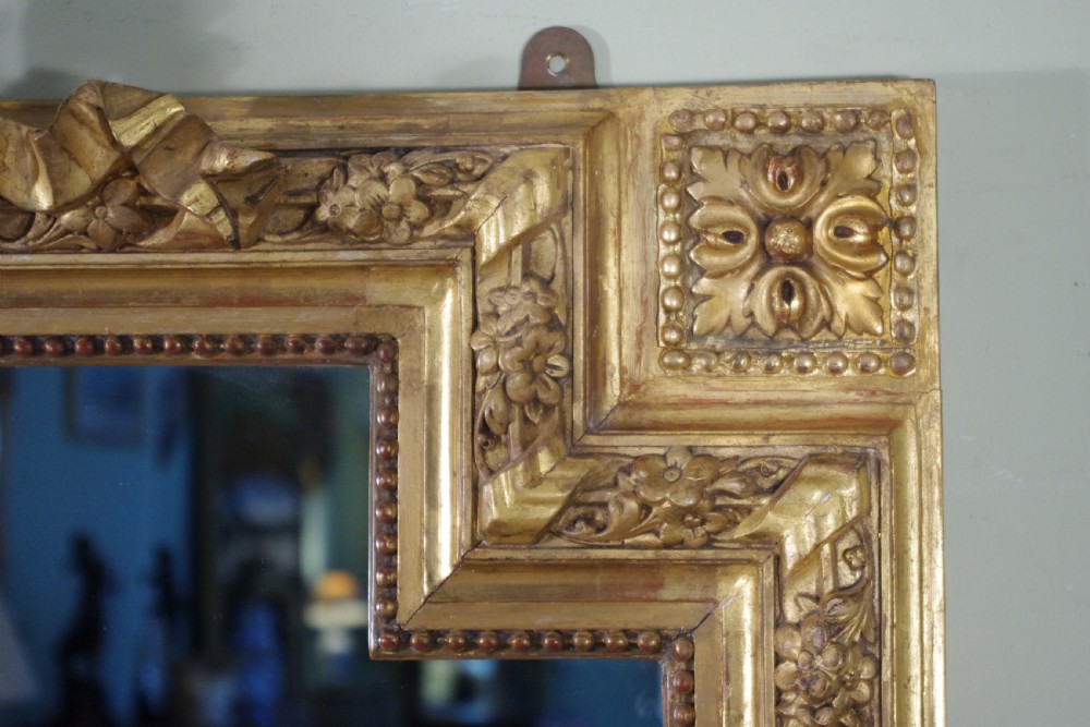 Pair French Gilt Large Overmantle Mirrors View VIII