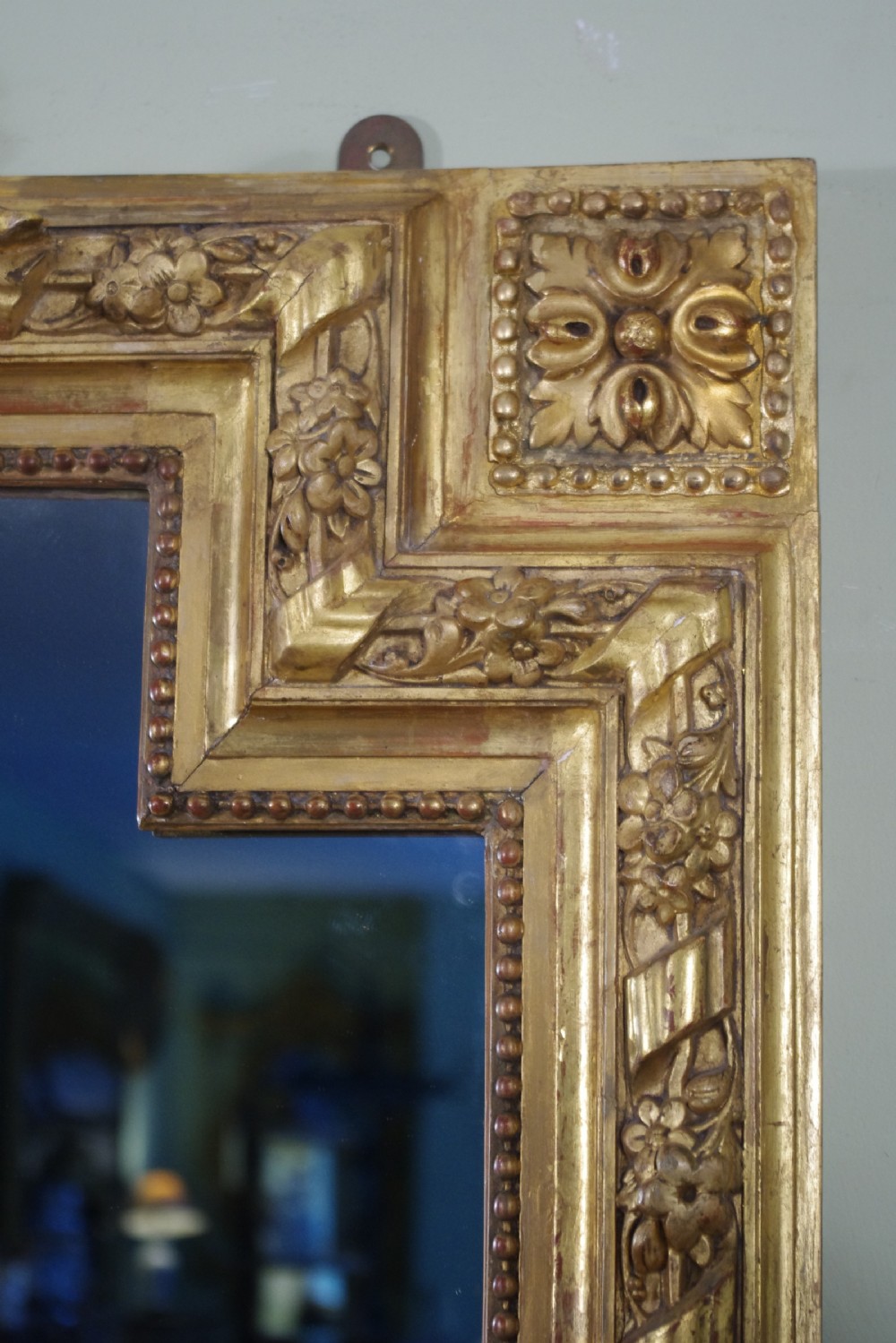 Pair French Gilt Large Overmantle Mirrors View IX
