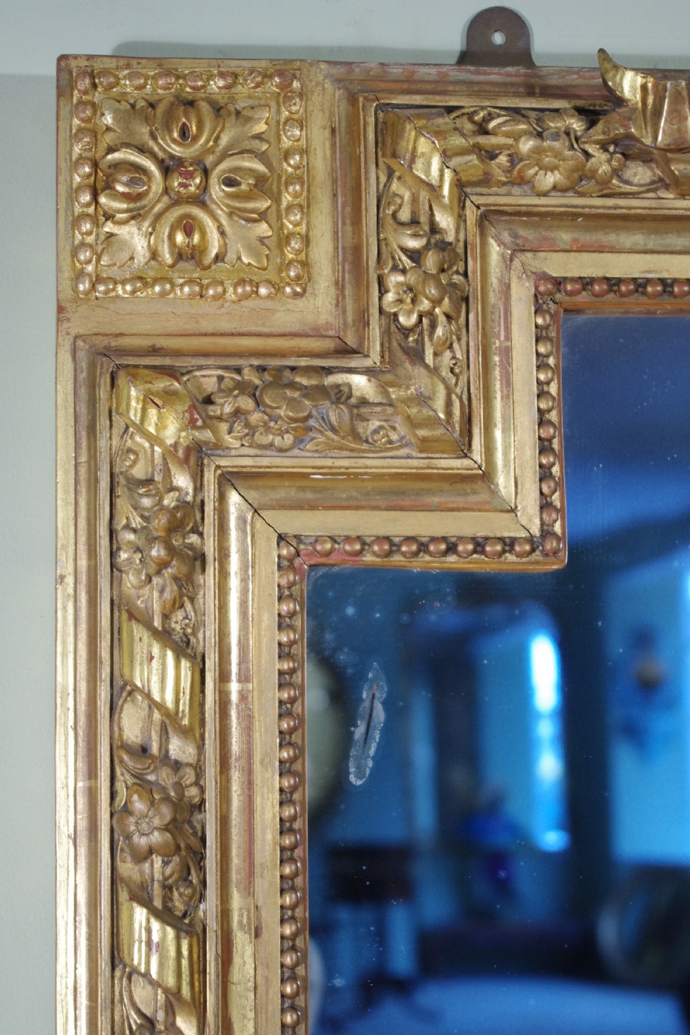 Pair French Gilt Large Overmantle Mirrors View X