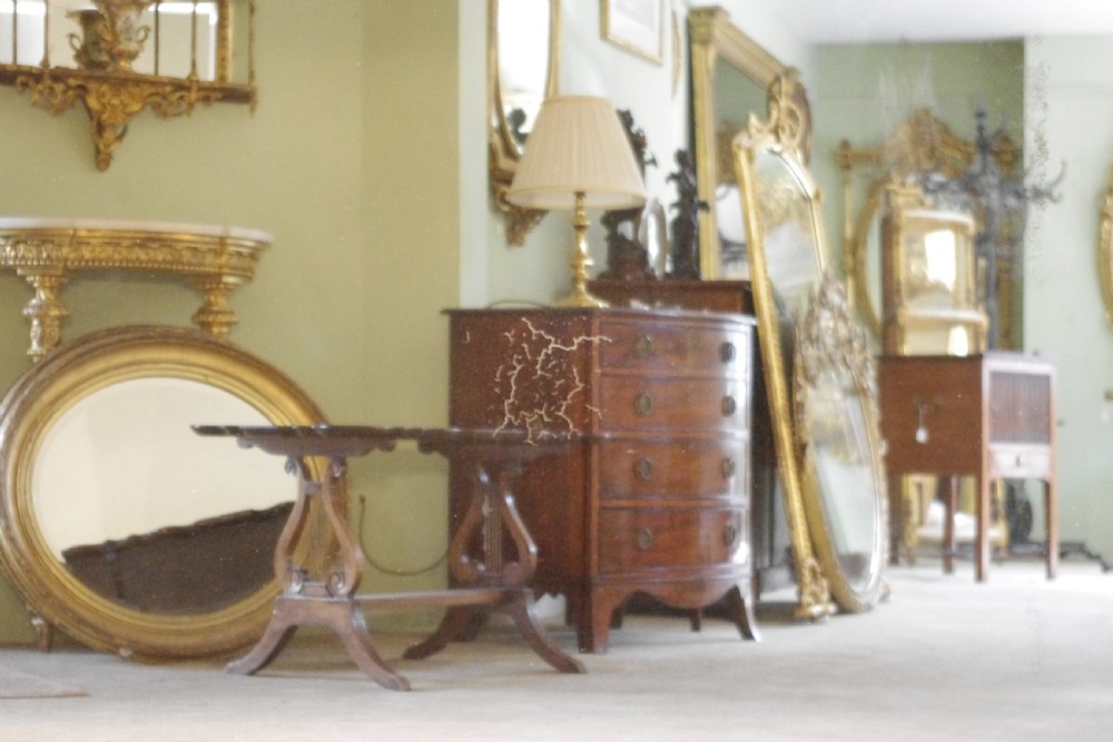 Victorian Gilt Large Arch Top Overmantle Mirror View XIII