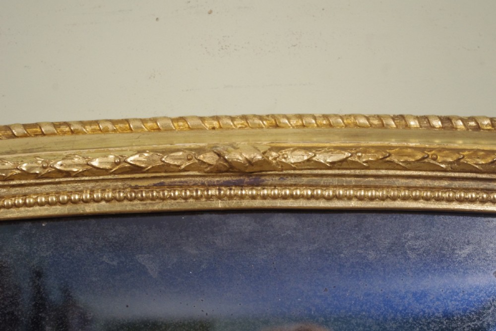 Gilt Large Arch Top Overmantle Mirror View V
