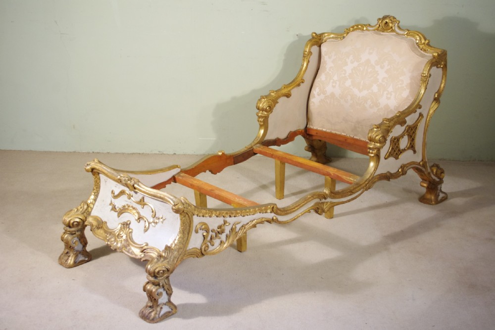 19th Century Gilt Chaise Longue Day Bed View XVII