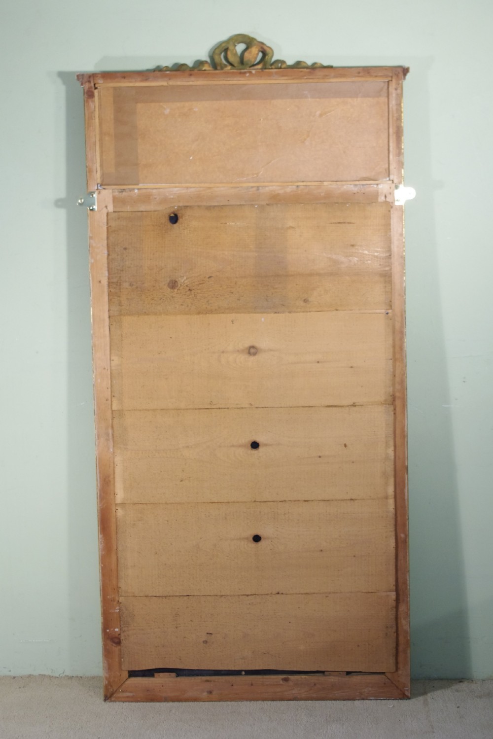French Painted and Parcel-Gilt Large Trumeau/Overmantle Mirror View XIII