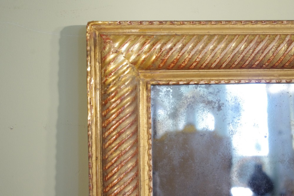 19th Century French Gilt Large Overmantle Mirror View IV
