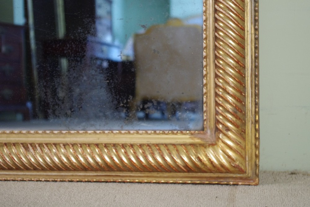 19th Century French Gilt Large Overmantle Mirror View V