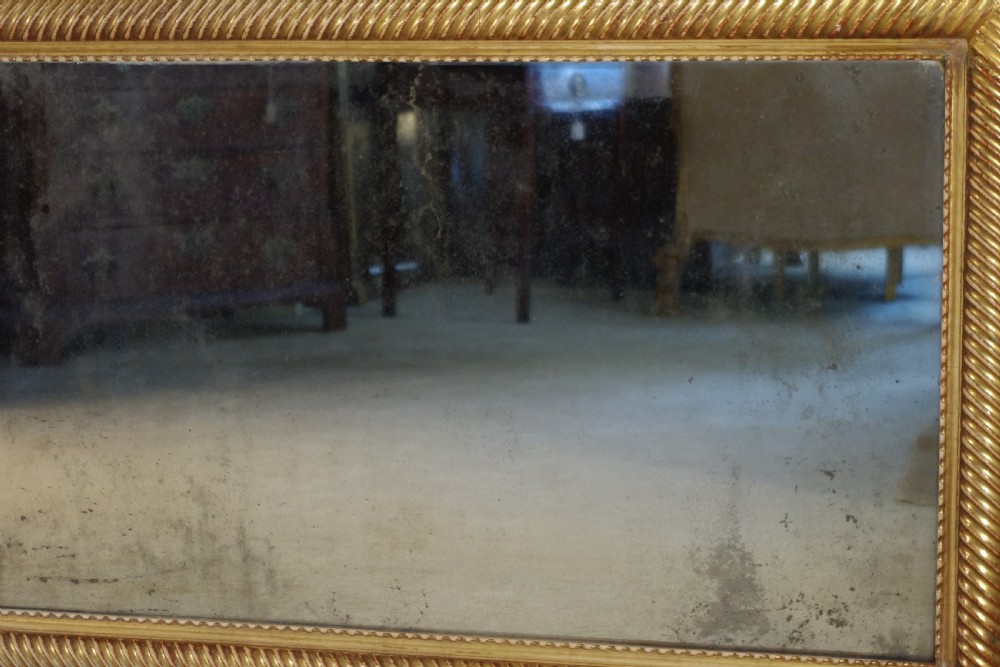 19th Century French Gilt Large Overmantle Mirror View VIII