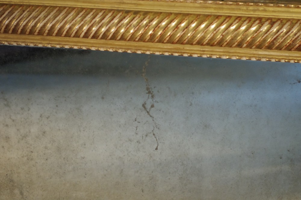 19th Century French Gilt Large Overmantle Mirror View IX