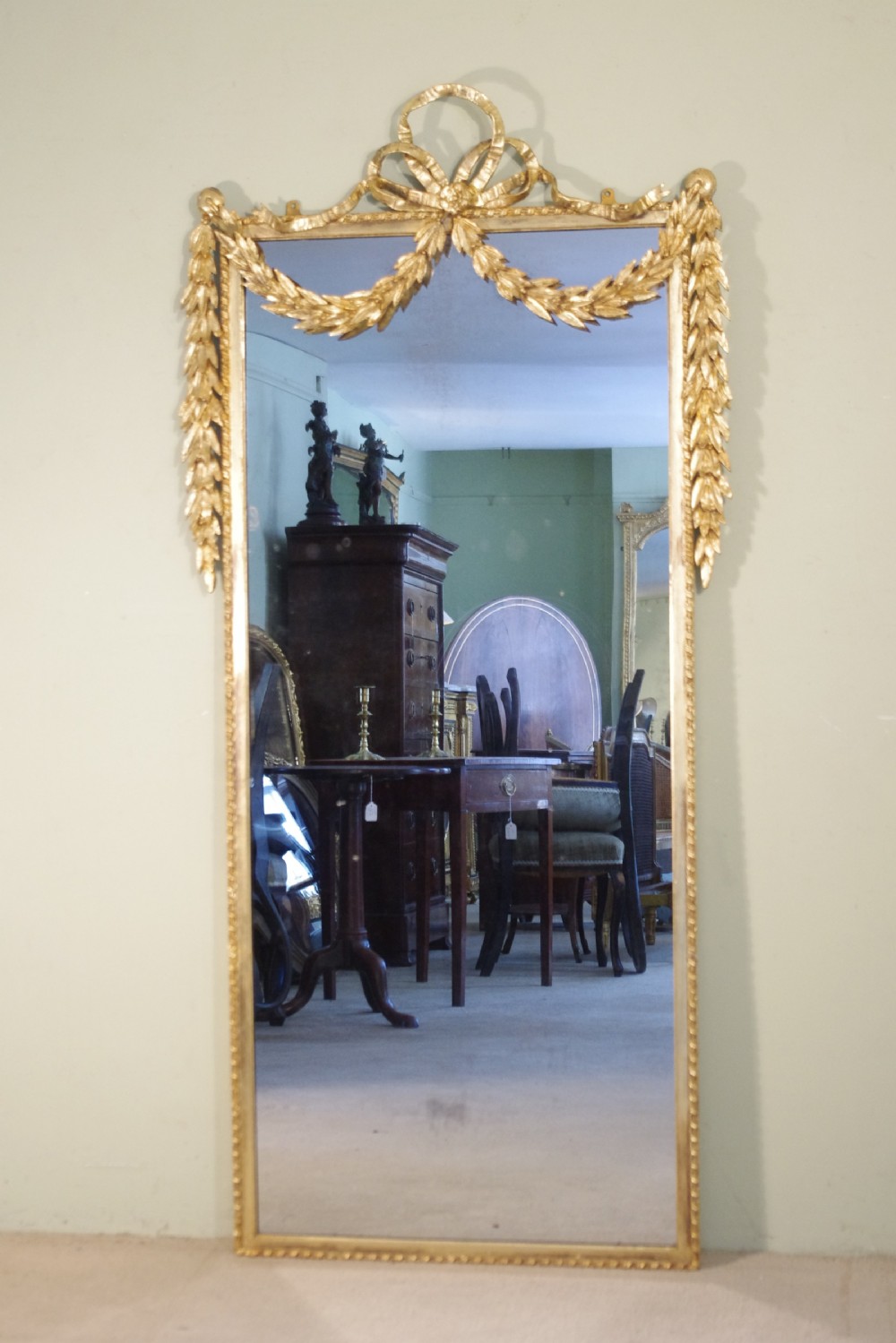 19th Century French Gilt Large Pier/Overmantle Mirror
