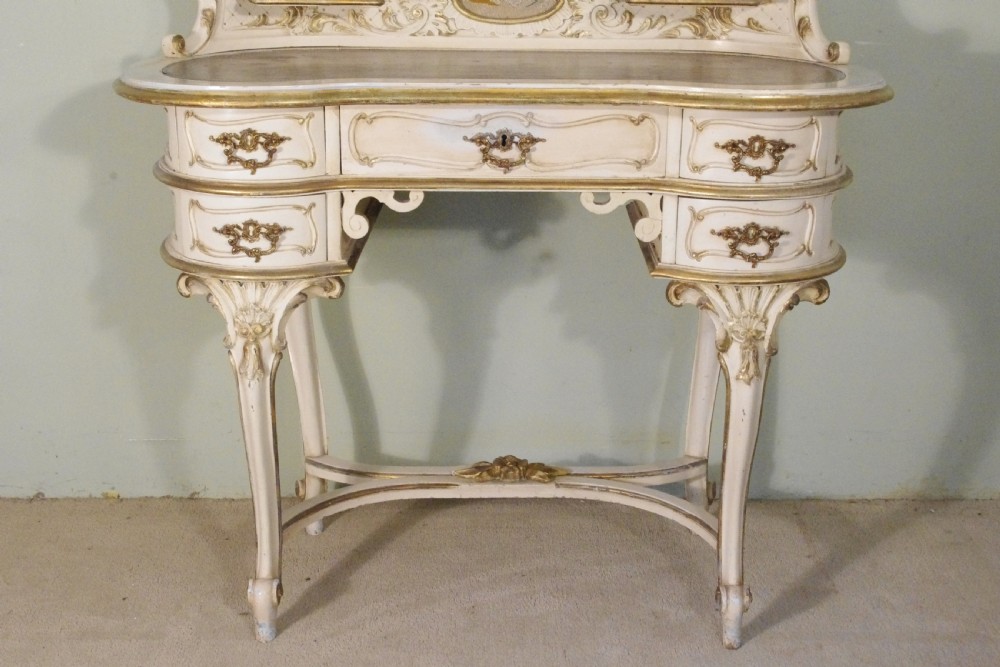 1920's French Painted and Parcel-Gilt Dressing Table View V