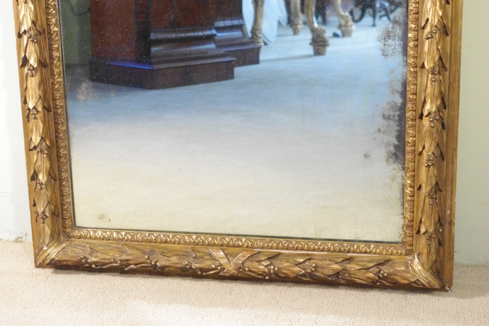 English Victorian Gilt Large Overmantle Mirror View VIII