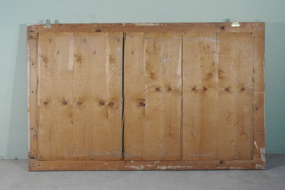 19th Century French Gilt Large Overmantle Mirror View XII