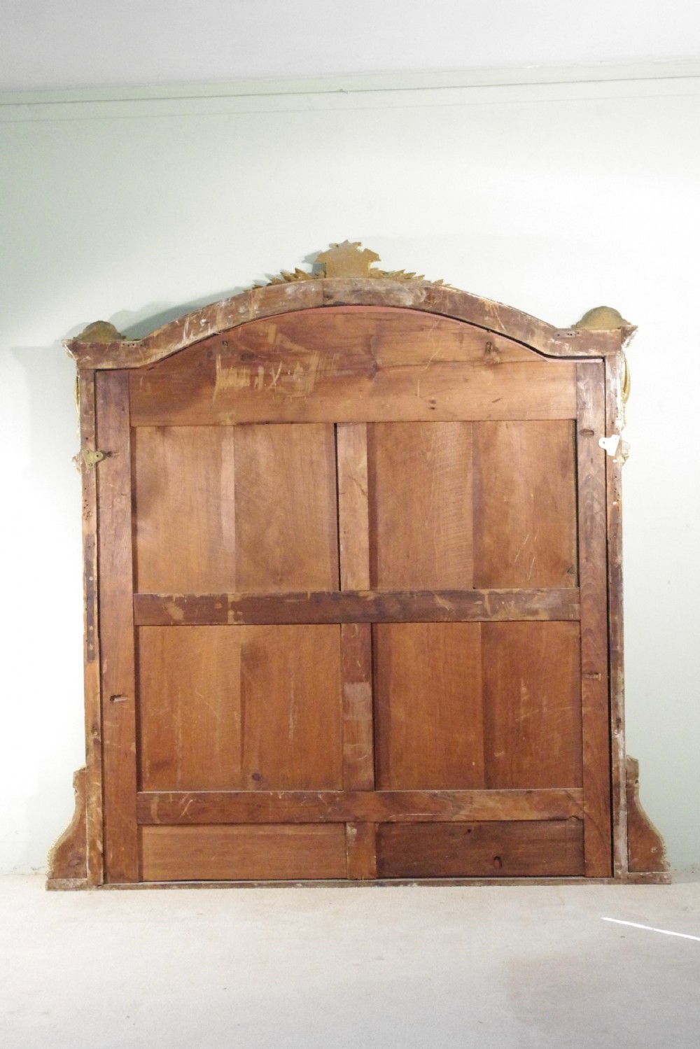 English Victorian Gilt Large Overmantle Mirror View XIII