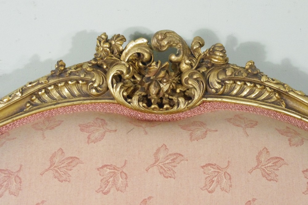 French Gilt/Giltwood Louis XV Style Two Seater Sofa View XIII