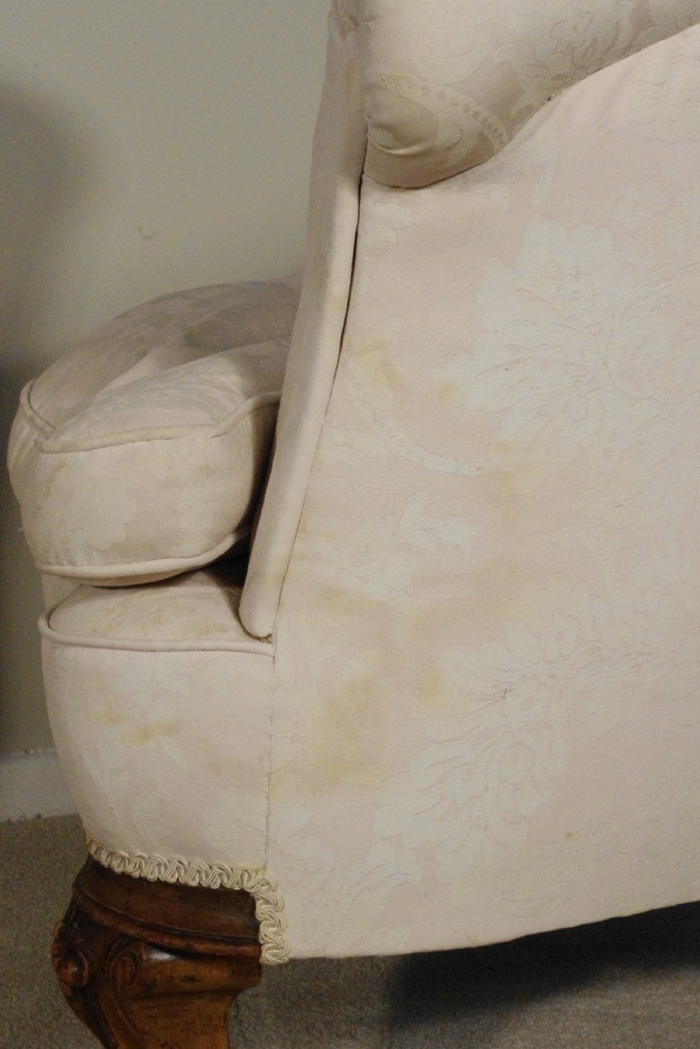 Pair Victorian Walnut Tub/Armchairs/Corner Chairs  View VII