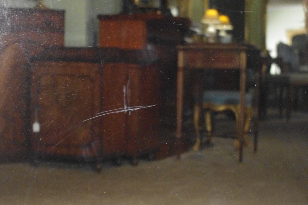 English Victorian Gilt Large Overmantle Mirror View X