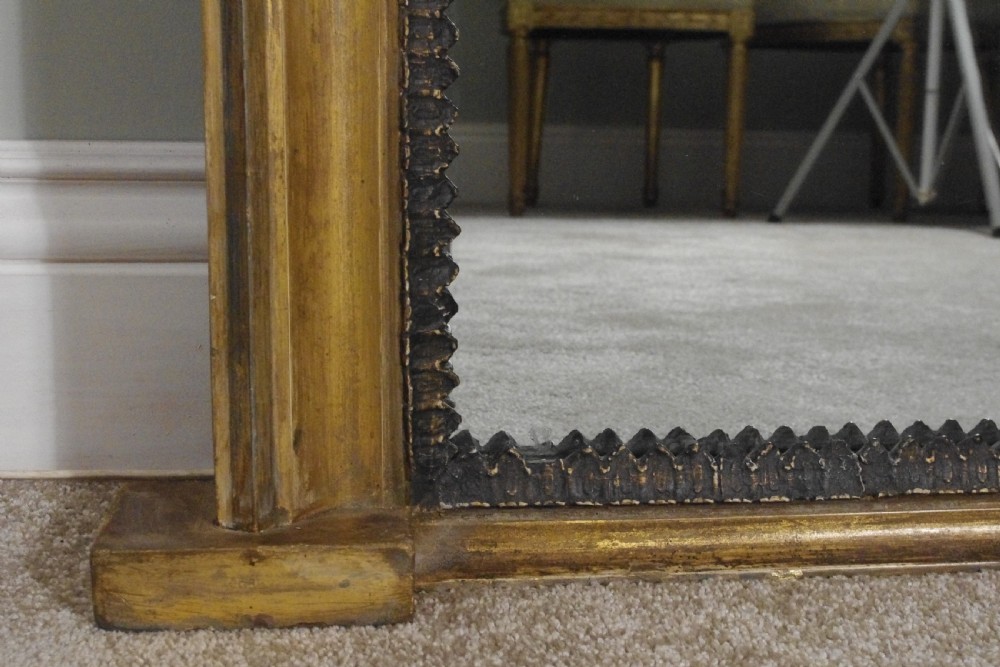 Victorian Gilt Gothic Style Large Pier Mirror View VIII