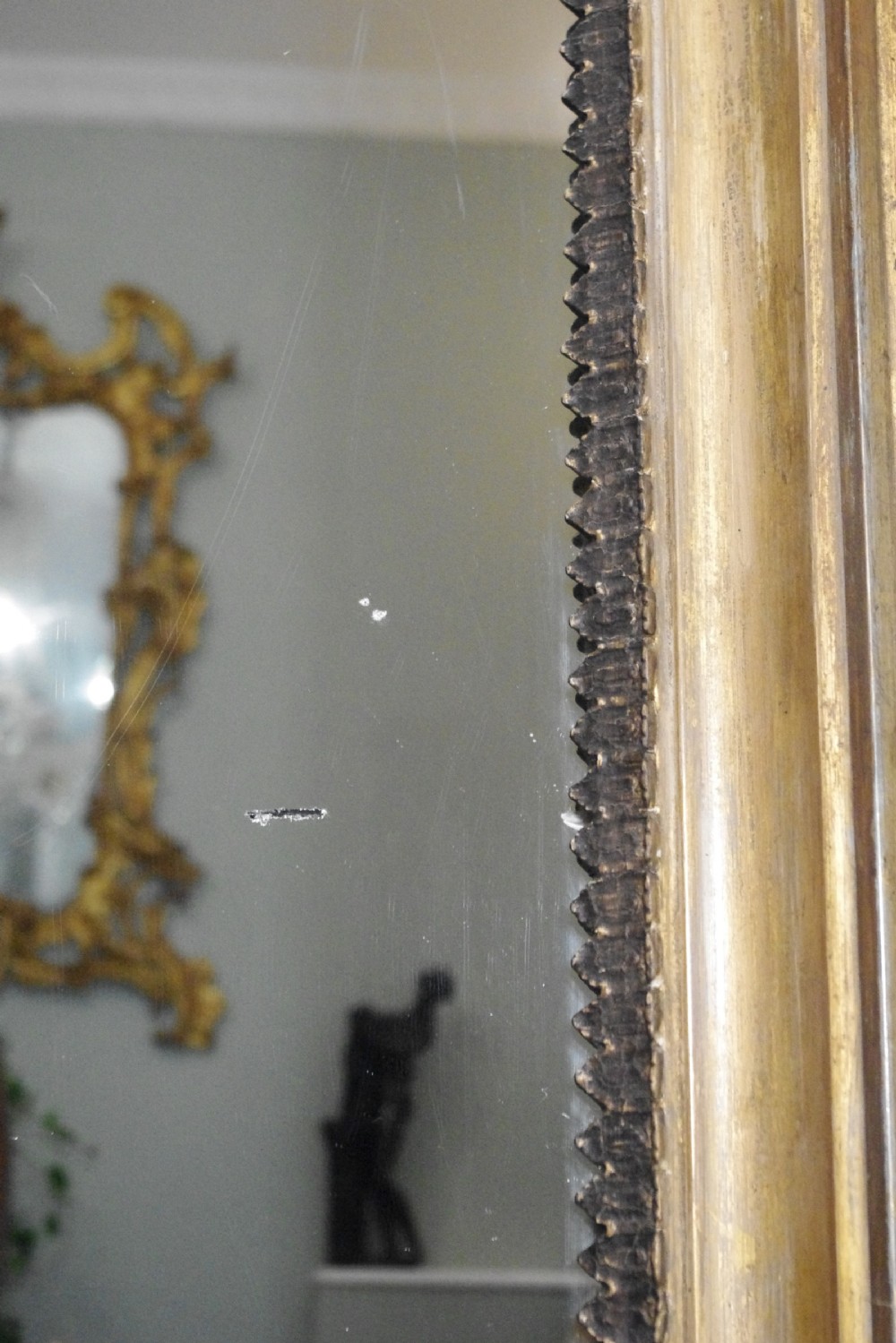 Victorian Gilt Gothic Style Large Pier Mirror View IX