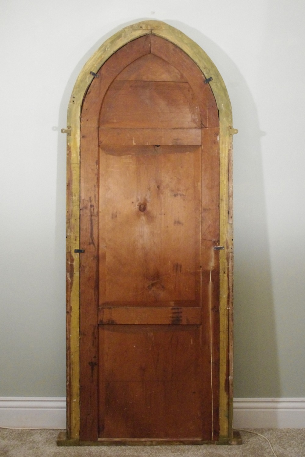 Victorian Gilt Gothic Style Large Pier Mirror View X