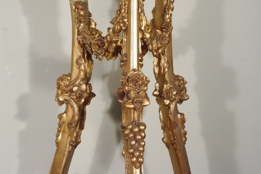 Stunning Pair of Crystal Candelabra Lights on Gilt Torcheres View XI
