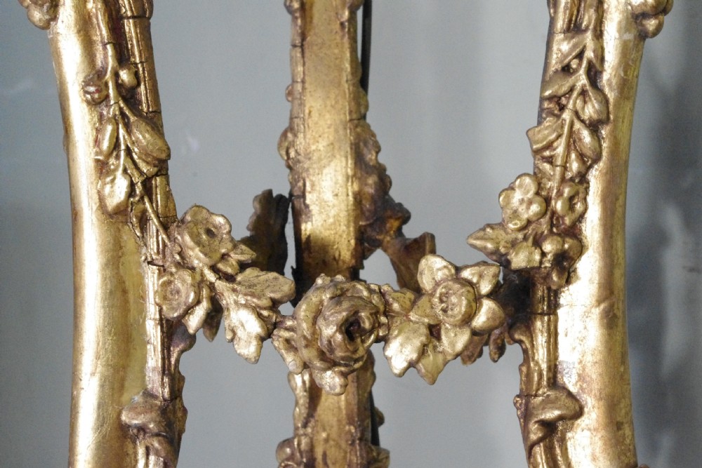 Stunning Pair of Crystal Candelabra Lights on Gilt Torcheres View XII