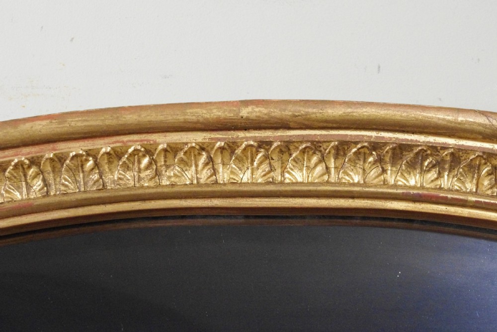 English Victorian Gilt Large Triple Plate Overmantle Mirror View VIII
