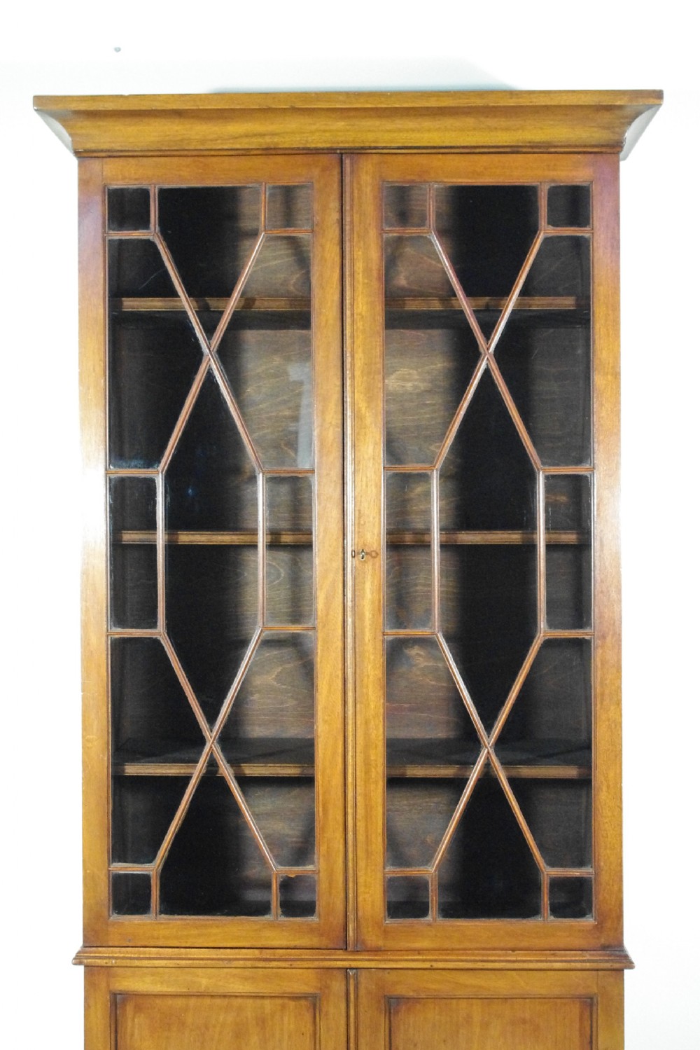 Small Edwardian Mahogany Bookcase View III