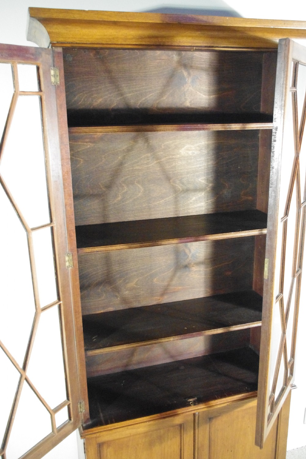 Small Edwardian Mahogany Bookcase View VIII