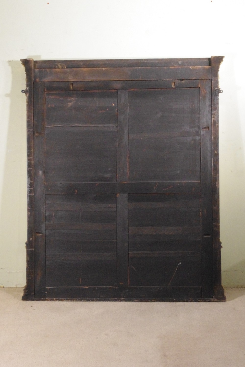 English Victorian Gilt Large Overmantle Mirror View IX