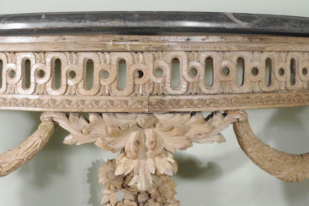 19th Century Console Table with Marble Top View XI