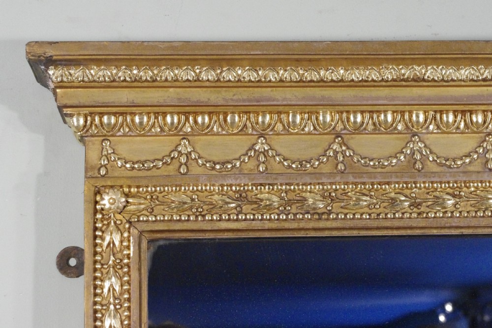 English Victorian Gilt Large Overmantle Mirror by James Shoolbred View III