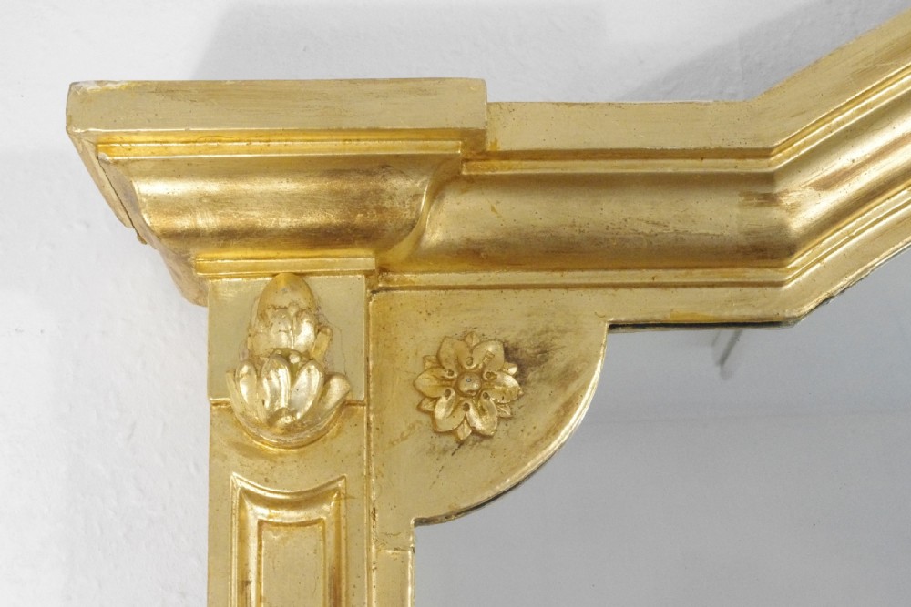 Victorian Gilt Very Large Overmantle/Dressing Mirror View III